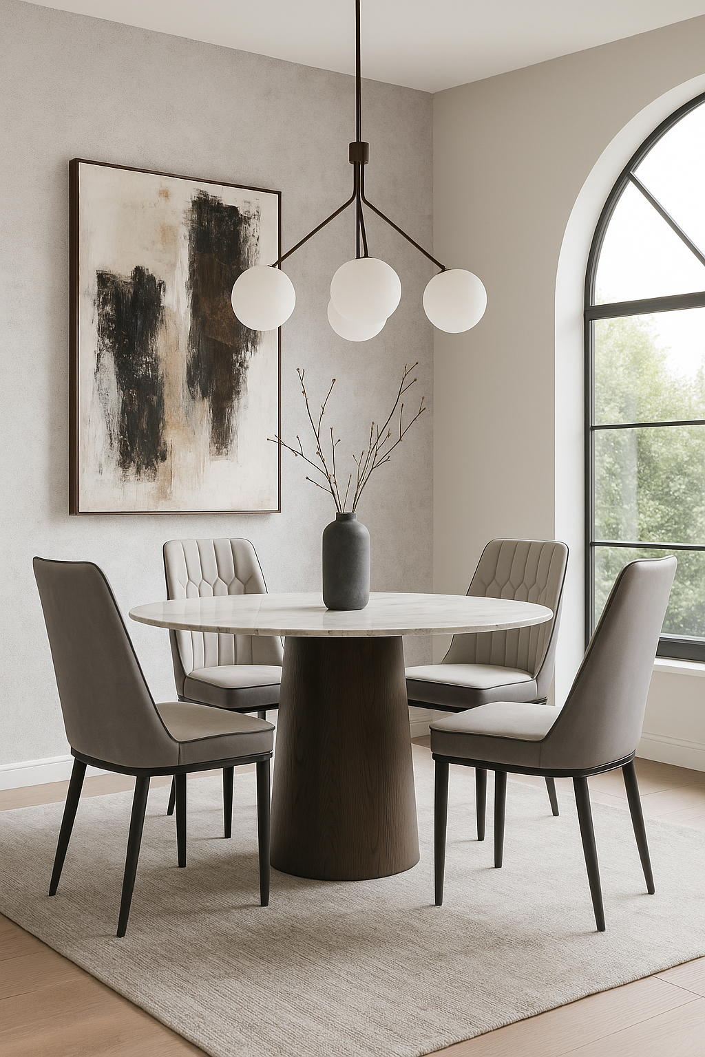 Silla Ibiza Gris Obscuro Paquete de 6
