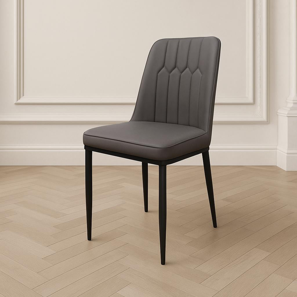Silla Ibiza Gris Obscuro Paquete de 6